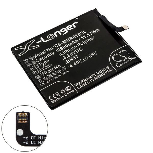 NX - Batterie téléphone, smartphone, GSM pour Redmi 3.85V 2900mAh