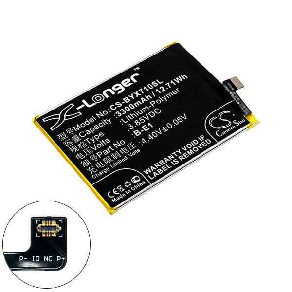 NX - Batterie téléphone, smartphone, GSM pour BBK 3.85V 3300mAh
