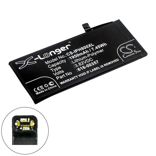 NX - Batterie téléphone, smartphone, GSM pour iPhone 8 3.82V 1950mAh