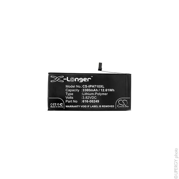 NX - Batterie téléphone, smartphone, GSM pour iPhone 7 Plus 3.82V 3300mAh