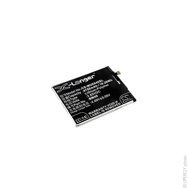 NX - Batterie téléphone, smartphone, GSM pour Xiaomi 3.85V 4750mAh