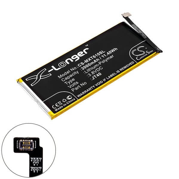 NX - Batterie téléphone, smartphone, GSM pour Motorola 3.8V 3000mAh