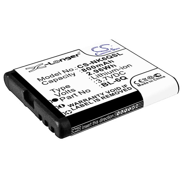 NX - Batterie téléphone, smartphone, GSM pour Nokia 3.7V 800mAh