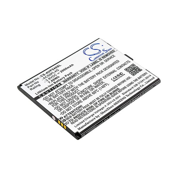 NX - Batterie téléphone, smartphone, GSM pour Archos 50 Platinum 4G 3.8V 1500mAh