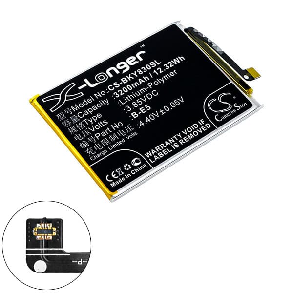 NX - Batterie téléphone, smartphone, GSM pour BBK 3.85V 3200mAh