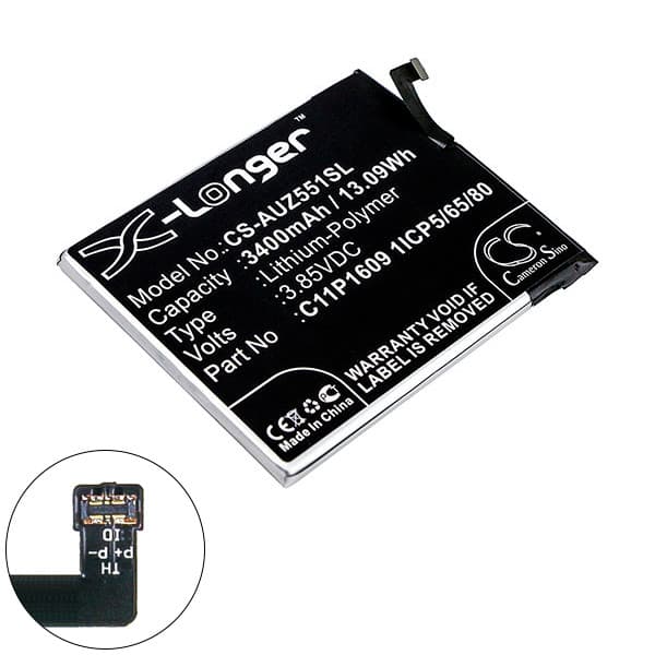 NX - Batterie téléphone, smartphone, GSM pour Asus 3.85V 3400mAh