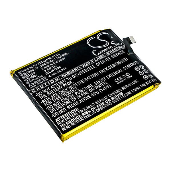 NX - Batterie téléphone, smartphone, GSM pour Gionee 3.85V 7000mAh