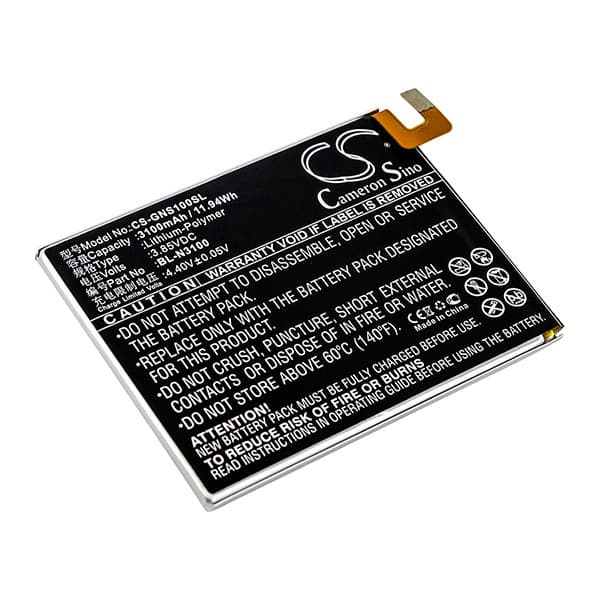 NX - Batterie téléphone, smartphone, GSM pour Gionee 3.85V 3100mAh