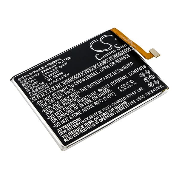 NX - Batterie téléphone, smartphone, GSM pour Gionee 3.85V 2900mAh