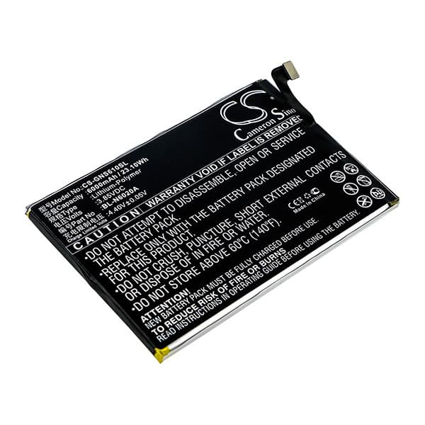 NX - Batterie téléphone, smartphone, GSM pour Gionee 3.85V 6000mAh
