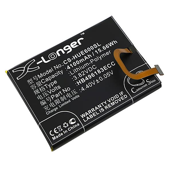 NX - Batterie téléphone, smartphone, GSM pour Huawei 3.82V 4100mAh