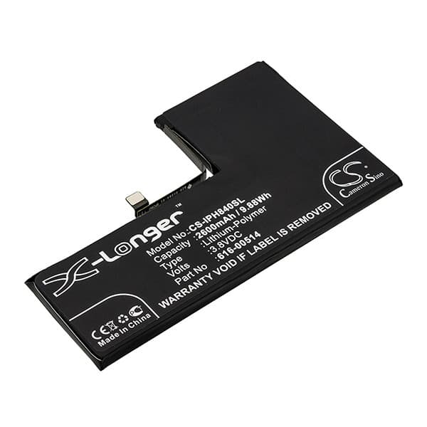 NX - Batterie téléphone, smartphone, GSM pour iPhone XS 3.8V 2642mAh