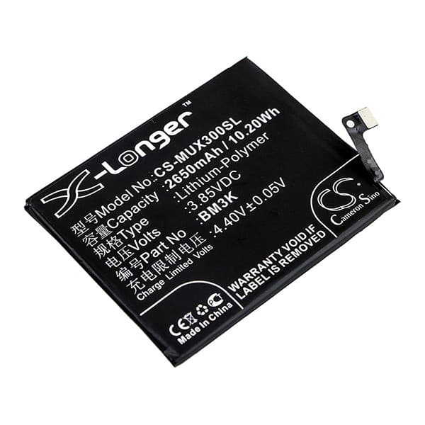 NX - Batterie téléphone, smartphone, GSM pour Xiaomi 3.85V 2650mAh