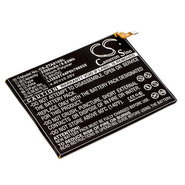 NX - Batterie téléphone, smartphone, GSM pour ZTE 3.85V 2500mAh