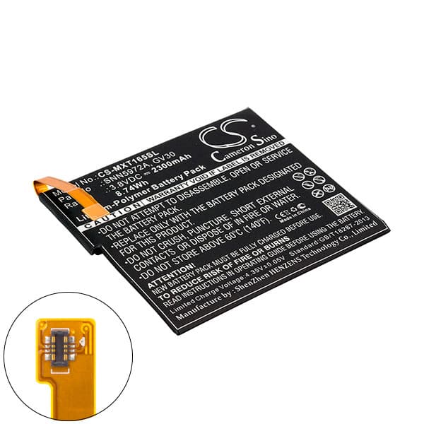 NX - Batterie téléphone, smartphone, GSM pour Motorola 3.8V 2300mAh