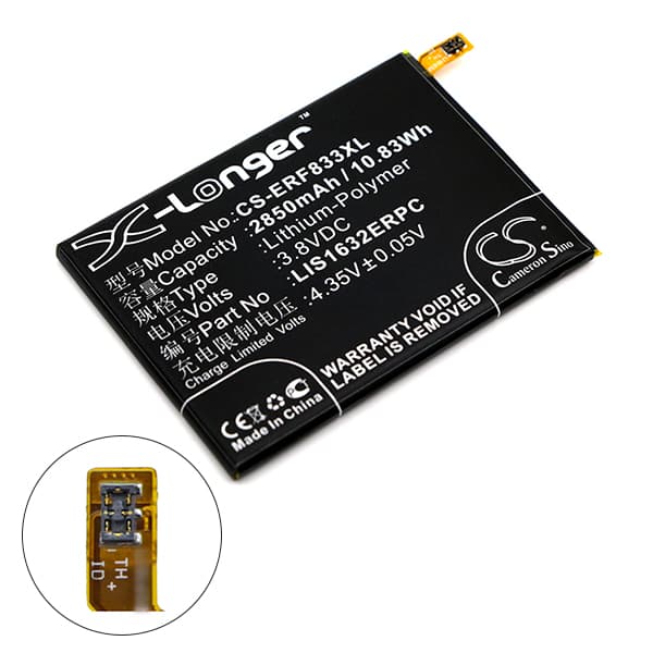 NX - Batterie téléphone, smartphone, GSM pour Sony 3.8V 2850mAh