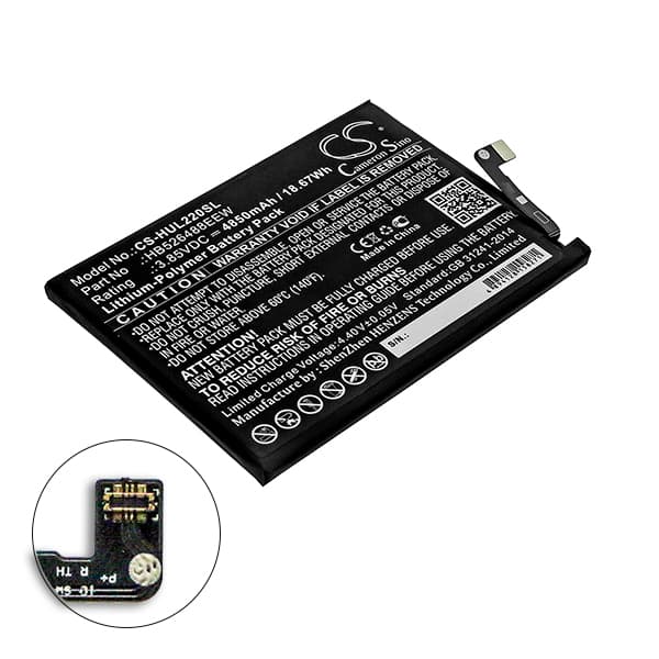 NX - Batterie téléphone, smartphone, GSM pour Huawei 3.85V 4850mAh