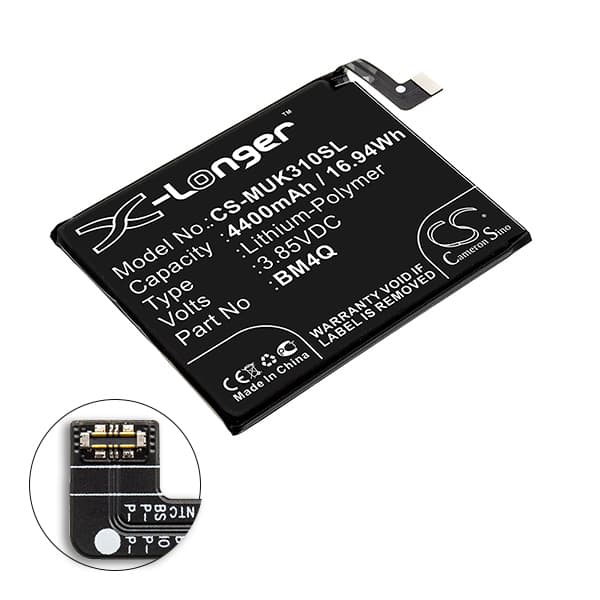 NX - Batterie téléphone, smartphone, GSM pour Xiaomi 3.85V 4400mAh