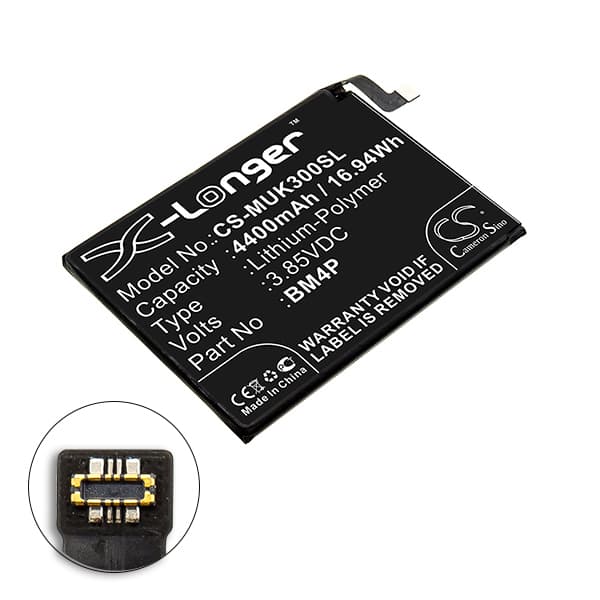 NX - Batterie téléphone, smartphone, GSM pour Redmi 3.85V 4400mAh
