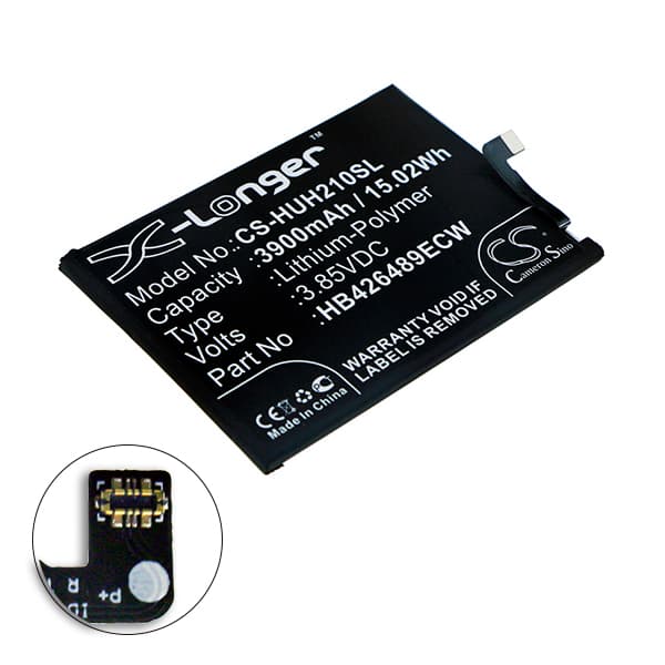 NX - Batterie téléphone, smartphone, GSM pour Huawei 3.85V 3900mAh