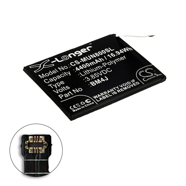 NX - Batterie téléphone, smartphone, GSM pour Redmi 3.85V 4400mAh