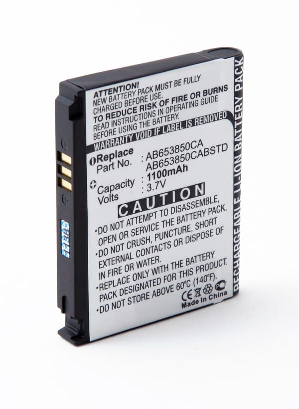 NX - Batterie téléphone, smartphone, GSM pour Samsung 3.7V 1100mAh