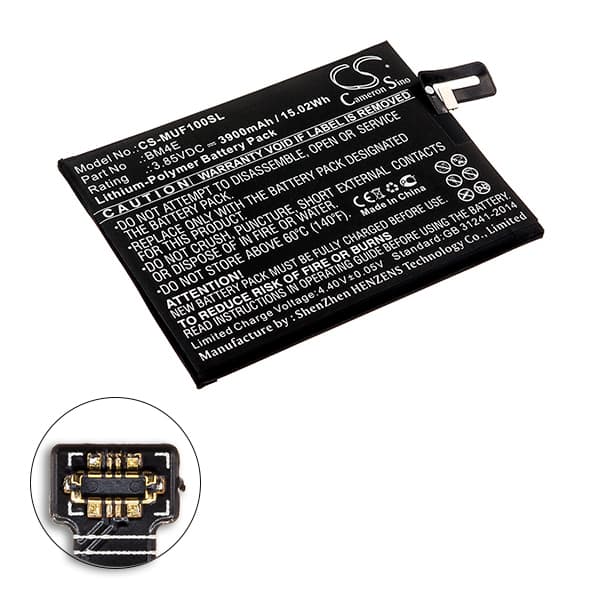 NX - Batterie téléphone, smartphone, GSM pour Xiaomi 3.85V 3900mAh