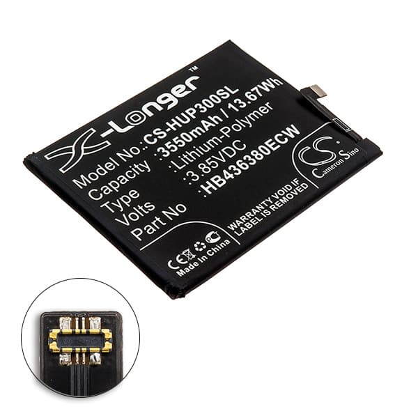 NX - Batterie téléphone, smartphone, GSM pour Huawei 3.85V 3550mAh