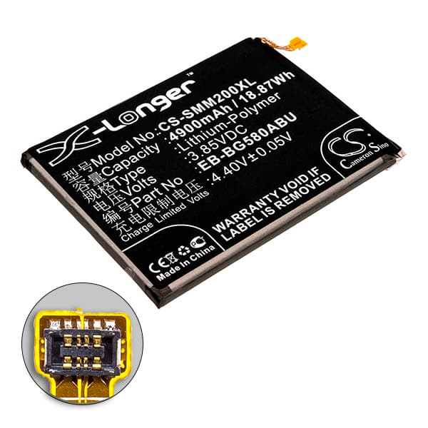 NX - Batterie téléphone, smartphone, GSM pour Samsung 3.85V 4900mAh