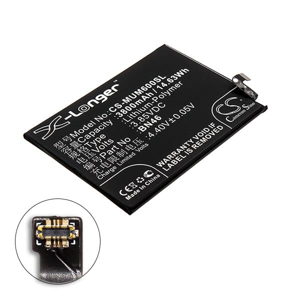 NX - Batterie téléphone, smartphone, GSM pour Redmi 3.85V 3800mAh