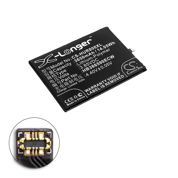 NX - Batterie téléphone, smartphone, GSM pour Huawei 3.85V 3650mAh