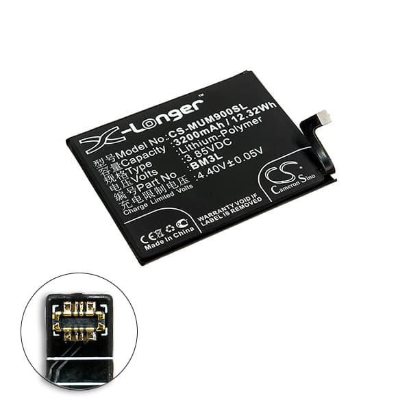 NX - Batterie téléphone, smartphone, GSM pour Xiaomi 3.85V 3200mAh