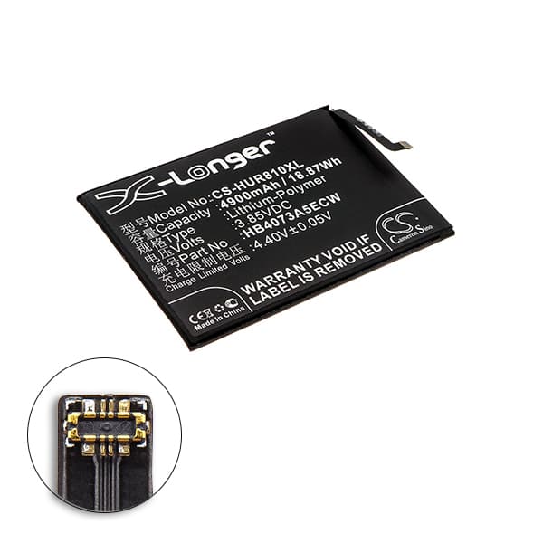 NX - Batterie téléphone, smartphone, GSM pour Huawei 3.85V 4900mAh