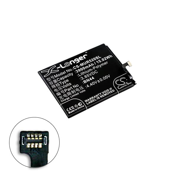 NX - Batterie téléphone, smartphone, GSM pour Redmi 3.85V 3900mAh