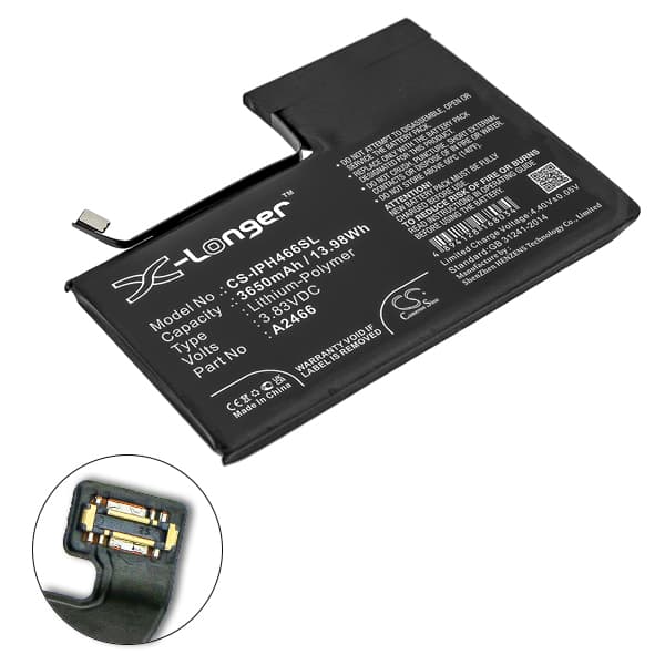 NX - Batterie téléphone, smartphone, GSM pour iPhone 12 Pro Max 3.83V 3650mAh