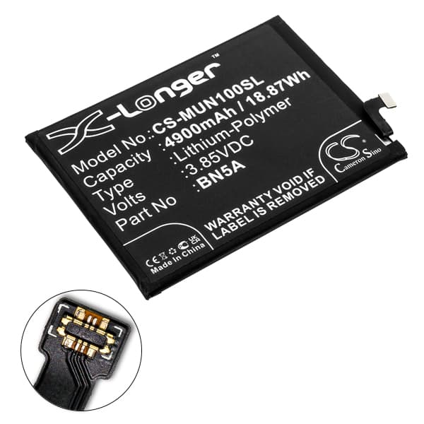 NX - Batterie téléphone, smartphone, GSM pour Redmi 3.85V 4900mAh