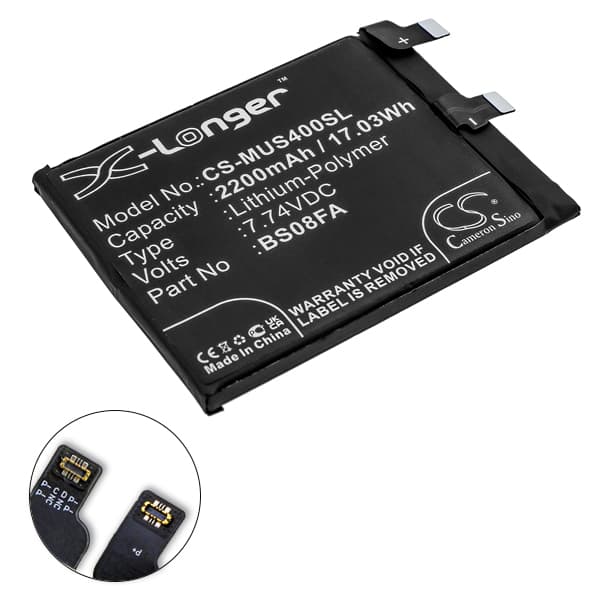 NX - Batterie téléphone, smartphone, GSM pour Xiaomi 7.74V 2200mAh