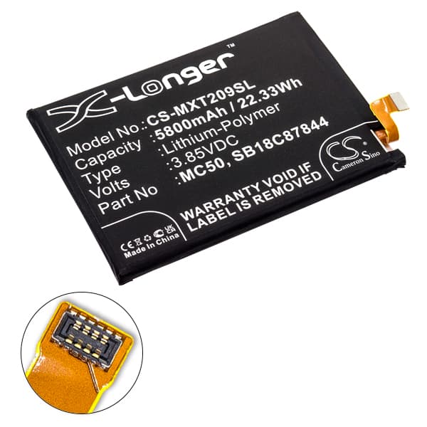 NX - Batterie téléphone, smartphone, GSM pour Lenovo 3.85V 5800mAh