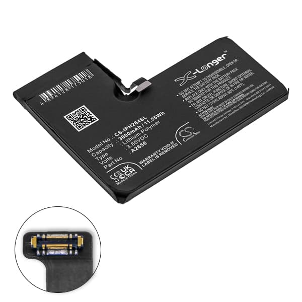 NX - Batterie téléphone, smartphone, GSM pour iPhone 13 Pro 3.85V 3000mAh