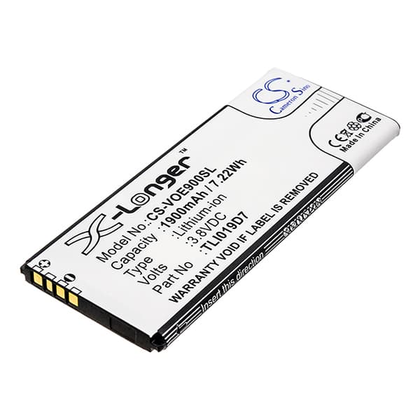 NX - Batterie téléphone, smartphone, GSM pour Alcatel 3.8V 1900mAh