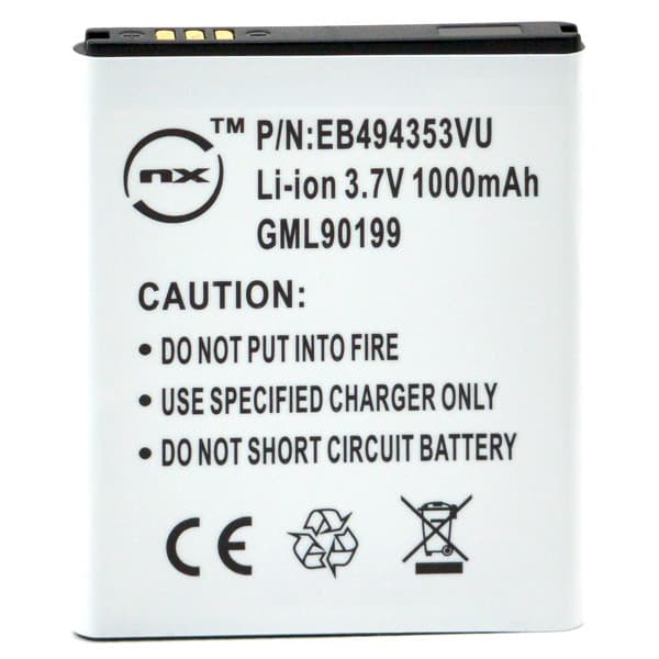 NX - Batterie téléphone, smartphone, GSM pour Samsung 3.7V 900mAh