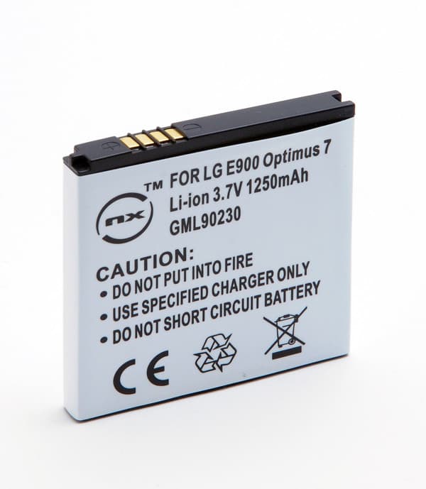 NX - Batterie téléphone, smartphone, GSM pour LG 3.7V 1250mAh