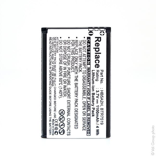 NX - Batterie téléphone, smartphone, GSM pour MTC 3.7V 1100mAh