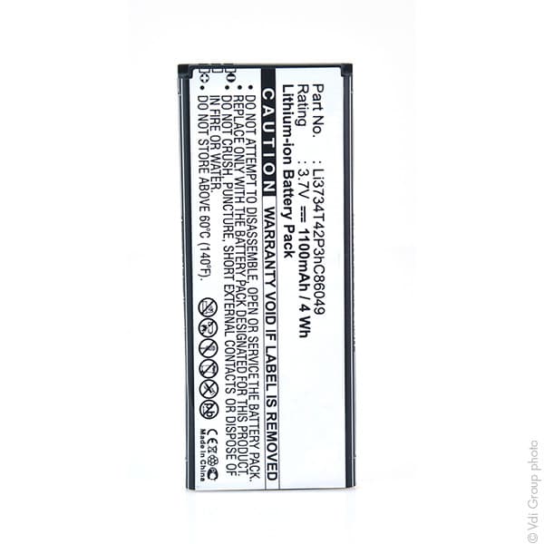 NX - Batterie téléphone, smartphone, GSM pour ZTE 3.7V 1100mAh