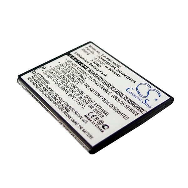 NX - Batterie téléphone, smartphone, GSM pour Samsung 3.7V 900mAh