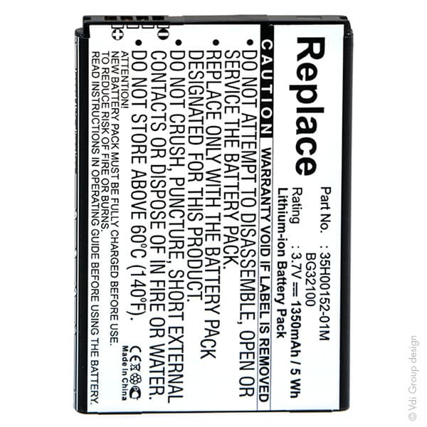 NX - Batterie téléphone, smartphone, GSM pour HTC 3.7V 1350mAh