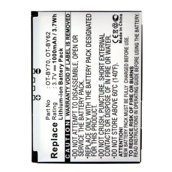 NX - Batterie téléphone, smartphone, GSM pour Alcatel 3.7V 1000mAh