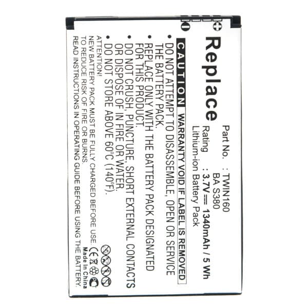 NX - Batterie téléphone, smartphone, GSM pour HTC 3.7V 1340mAh