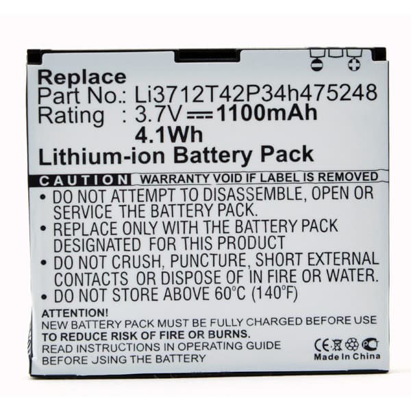 NX - Batterie téléphone, smartphone, GSM pour ZTE 3.7V 1100mAh