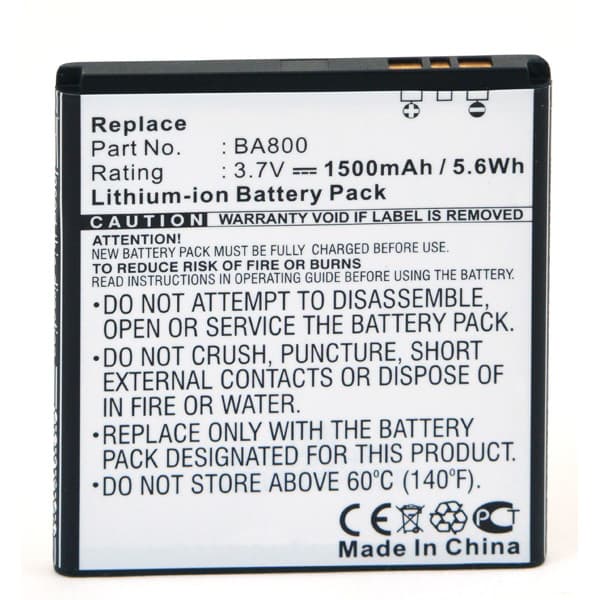 NX - Batterie téléphone, smartphone, GSM pour Sony Ericsson 3.7V 1500mAh